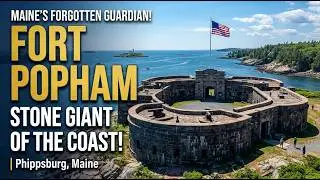 LETS EXPLORE Fort Popham in Phippsburg Maine from land and air !!