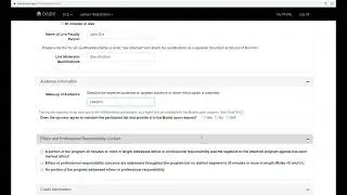 CLE Course Application for Accreditation