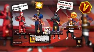 'V' Badge Player Challenges me😱 | Only Drop Gun se 10 KILL karke Dikhao 🥶 - Garena Free Fire