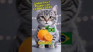 Global Fruit Production Leaders 2025 #travel #facts #shorts