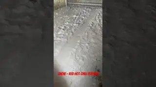 Снегопад - ночью