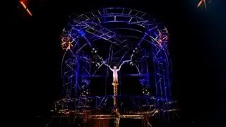 US daredevil David Blaine performs million volt stunt