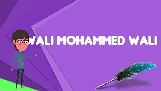 What is Wali Mohammed Wali?, Explain Wali Mohammed Wali, Define Wali Mohammed Wali