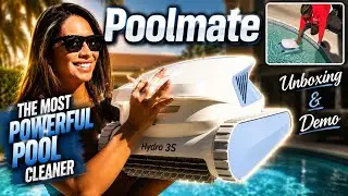 Poolmate Hydro 3s The most powerful pool cleaner! Unboxing, Demo and Review!