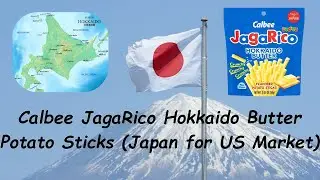 Calbee JagaRico Hokkaido Butter Potato Sticks (Japan for US Market)