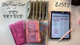 $1529 Income Tax Refund Cash Stuffing!