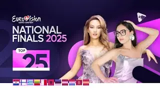 🇨🇭 Eurovision 2025: My Top 25 - National Finals (New: 🇬🇷🇭🇷🇲🇹🇫🇮🇱🇹)