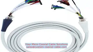 hirose micro coax cable 42.5 ohm impedance flex cable assembly I-PEX 2766-0301 Wire Harness Custom S