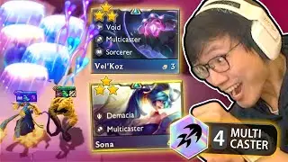 The BEST AP Comp in TFT! Sona 3 And Velkoz 3