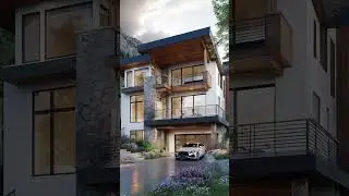 Luxury Mountain Living &mdash; Modern Stone & Timber Dream Home #eleganthomes #dreamhome #beautifulhomes