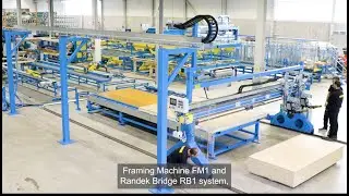 Efficient wall element production with precision sheathing for Offsite Prefabrication builders.