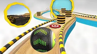 Going Balls, SpeedRun, Going Balls Portal Run Gameplay Level 96
