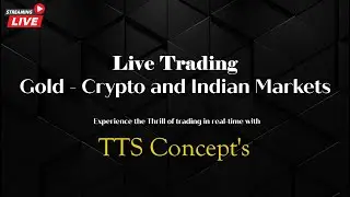 Live Options Trading || 29th Jan || BTC - Gold -Indian Markets || The Trading Secrets