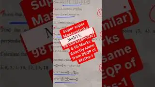 msbte M1 paper backlog question paper summer  2025 #basicmathquestionpaper#youtube #msbte#