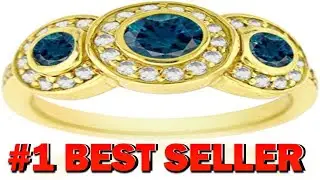 Alexandrite Ring Natural Color Changing Alexandrite Diamond Ring in 14k Gold - B06XGNWK4P