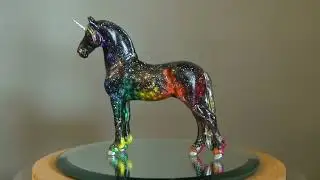 Pryzmic Aurora 360 Video - Custom Breyer Django to Rainbow Unicorn
