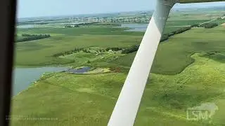 07-28-2025 Watertown, SD - Tornado Damage From An Airplane