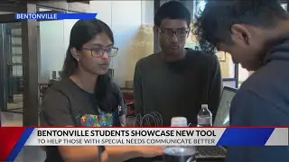 Bentonville students demo new communication tool for those with special needs