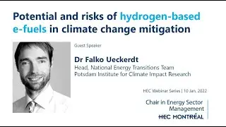 Potential and risks of hydrogen-based e-fuels in climate change mitigation