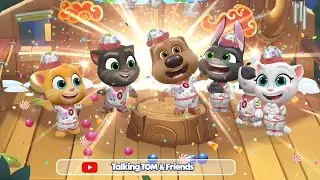 My Talking Tom Friends Lunar New Year update - Pajama party Gameplay Android ios 