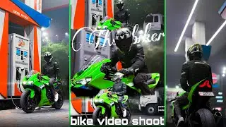 Kawasaki ZX-6R 🔥 Night Bike Video Shoot | Superbike Cinematic Vlog
