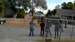 250cc dirt bike burnout in West Pittsburg, Cali