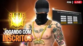 👑 FREE FIRE AO VIVO 👑 SALINHAS PERSONALIZADAS ! 👑 JOGANDO COM INSCRITOS 👑