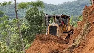 The riskiest job Cat D6R XL Dozer Operator does an excellent job