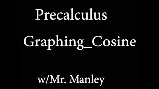 Graphing Cosine