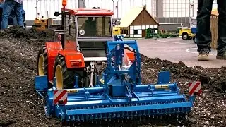 XXL RC SCALE 1:8 SCHL&Uuml;TER SUPER TRAC 2200 TVL WITH ROTARY HARROW / Erlebniswelt Modellbau 2016