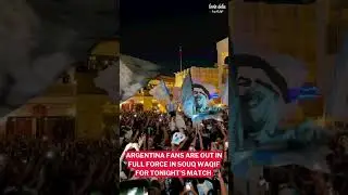 #Shorts: Argentina Fans Out in Full Force in Souq Waqif