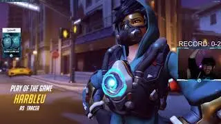 POTG! 71% KP! SUB GAMES! DPS HARBLEU TRACER OVERWATCH GAMEPLAY SEASON 26