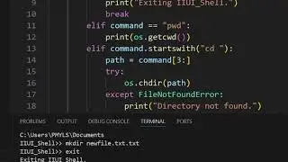 Create Your Own Shell in Python | Build a Mini Terminal + Convert to .EXE | Full Tutorial