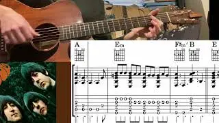 Norwegian Wood by The Beatles (FREE Fingerstyle Tab PDF)