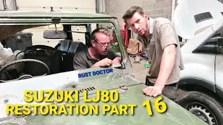 Suzuki LJ80 Restoration Part 16 - Refabricating Windscreen Surround