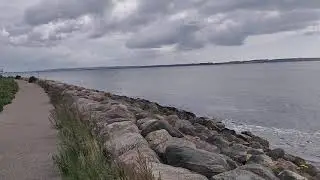 The sea at Eg&aring; Marina near Aarhus in Denmark