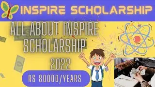 Inspire Scholarship 2022 @IndiaDST