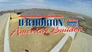 DR Horton Krum TX Farmington Model Flycam Virtual Tour