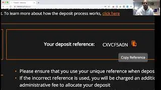 How to deposit rands to chainex by using your computer