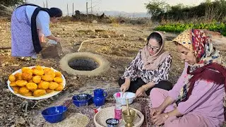 Simple Village Life | Building a Clay Oven and Baking Traditional Sweets