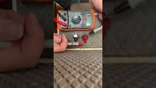 Testing oil pressure switch ( checking continuity )