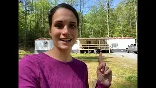 Our single wide mobile home is giving us the freedom to homestead! #homestead #mobilehome