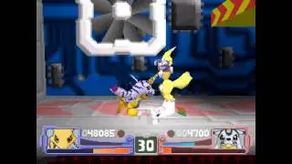 Digimon Rumble Arena ... (PS1) Gameplay