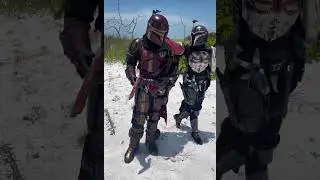 I gotta get one of those&hellip; @mandalore_the_fireborne  #mandalorian #cosplay #starwars #couple