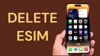 Как удалить eSIM на iPhone