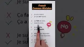 Avoid French common mistakes #frenchforbeginner #learnfrenchinfrance #tefcanada