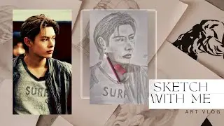  How I Draw Portraits as a Beginner (No Art Background)#sketch #shorts #viral 