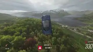 Hilltop Vista Danger Sign  - INSANE ENTRY SPEED - (641.77 metres clean) - Forza Horizon 4