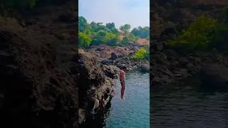 Cliff Jump India_Biggest Jump of my life #shorts