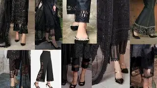50+ LATEST BLACK TROUSER DESIGNING IDEAS /👖CAPRI DESIGNS/PLAZZO DESIGNS 2023